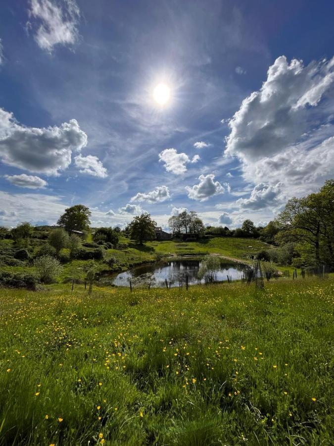 La Ferme Du Pont De Maumy, Cabane Au Bord De L'Etang Et Bain Nordique Busserolles Екстериор снимка