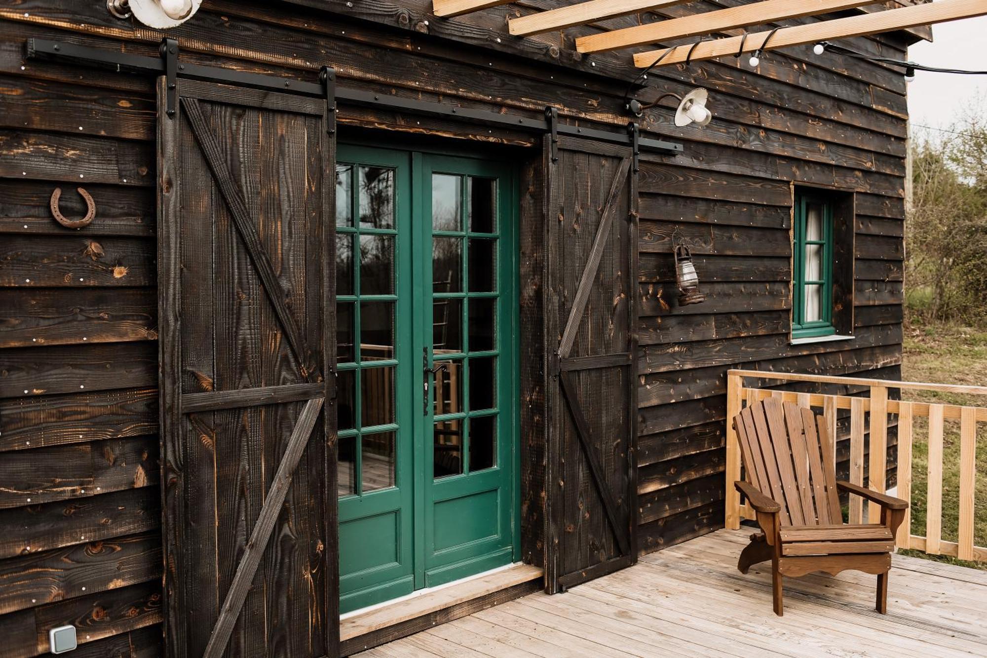 La Ferme Du Pont De Maumy, Cabane Au Bord De L'Etang Et Bain Nordique Busserolles Екстериор снимка